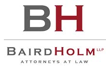 baird-holm-attorneys-at-law-logo a beautiful blue and white house with a green lawn