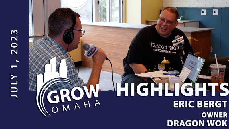 Eric Bergt, Dragon Wok owner talks new restaurants at Nebraska Crossing