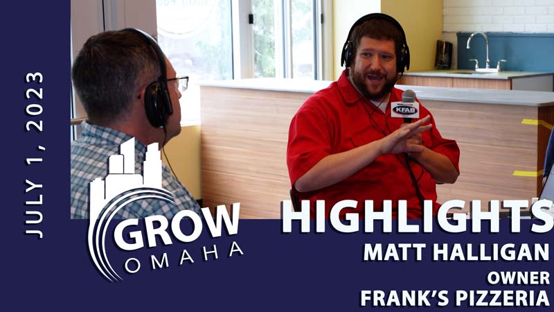 Frank’s Pizzeria at Nebraska Crossing with Owner Matt Halligan