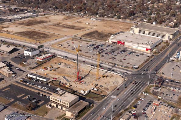 development-progress-along-dodge-article-image-nov-2023 drone image of development progress on dodge street as of november 2023 for the weekly market report