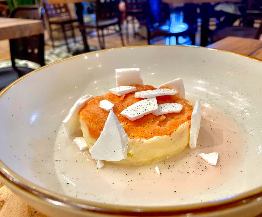 Dolomiti Pizzeria and Enoteca Citrus and Cream dessert