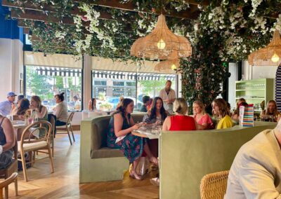 inside clio's dining area