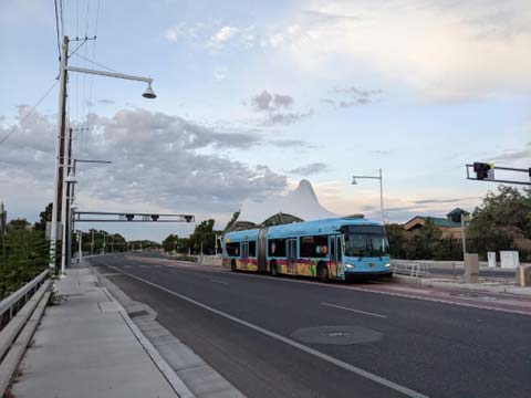 BRT vehicle and station in Alburquerque