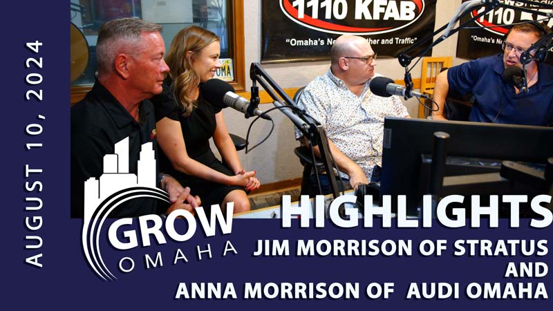 Jim Morrison of Stratus and Anna Morrison of Audi Omaha – August 2024
