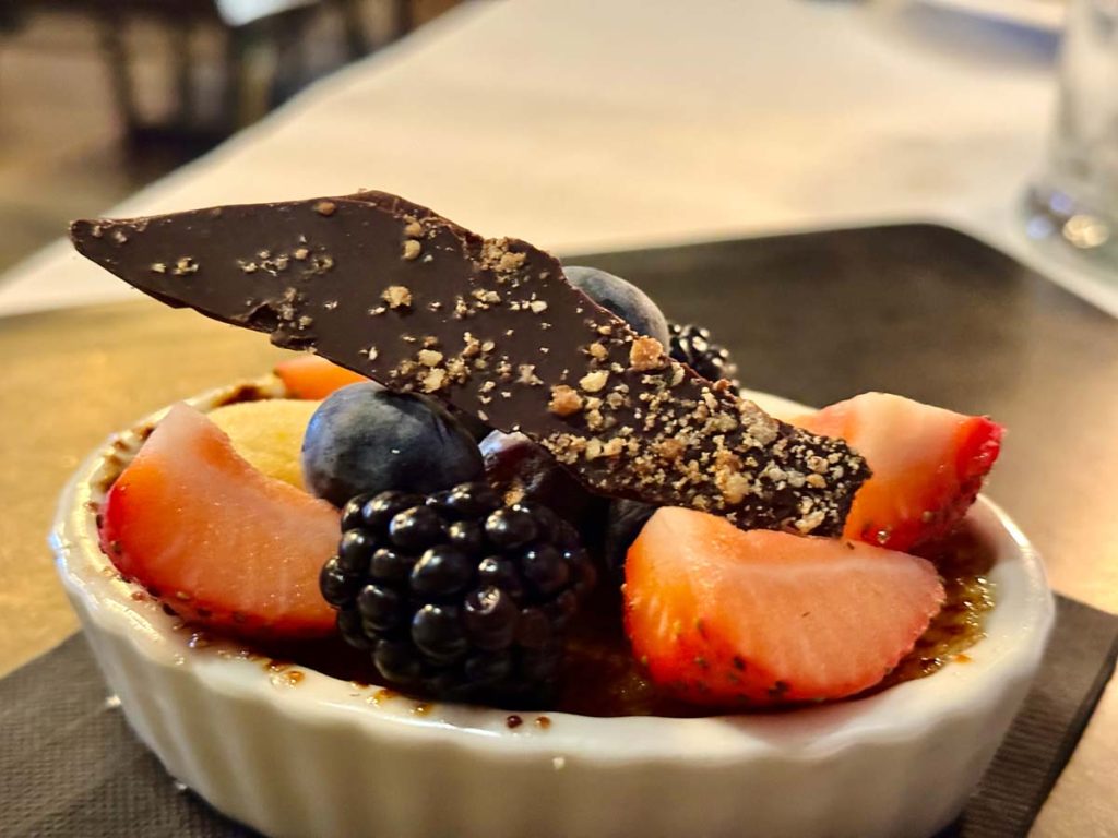 Banana crème brûlée