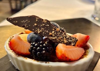 Banana crème brûlée