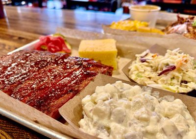 Porky Butts Rib plate