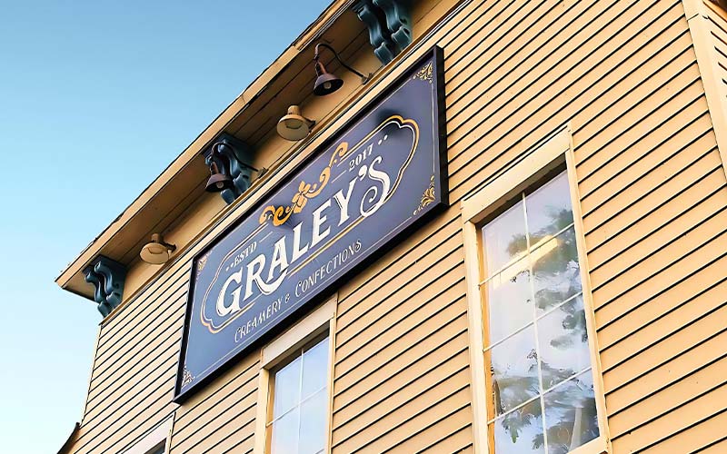 ‘Graley’s Creamery & Confections’ is an Old Fashioned Ice Cream Parlor that Packs Flavor with Nostalgia