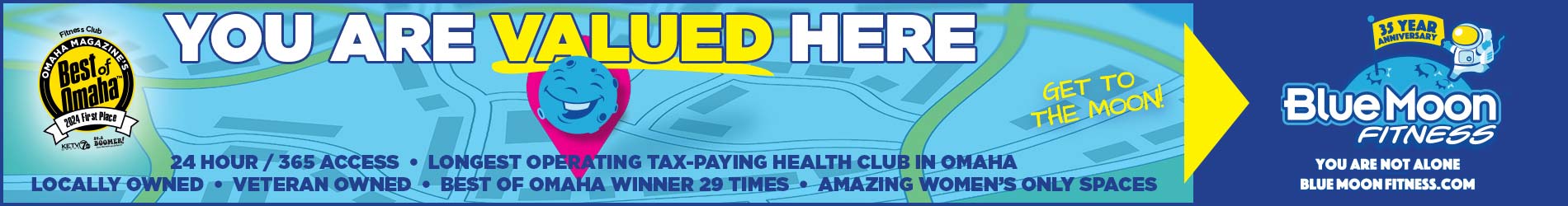 Blue Moon Fitness website banner ad