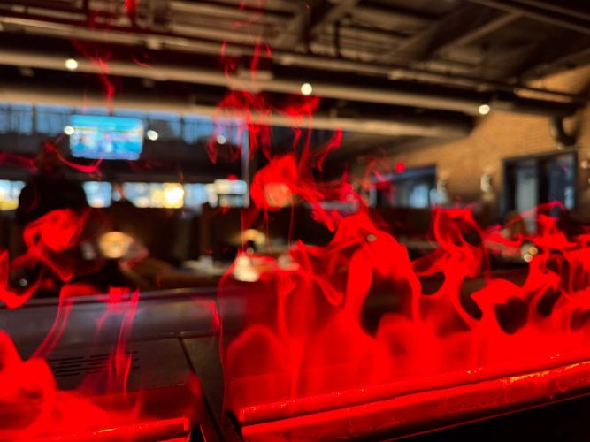 Legacy Chophouse flames
