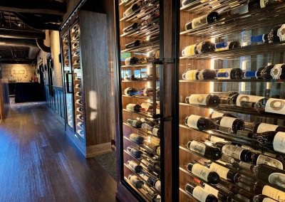 Legacy Chophouse wine rack