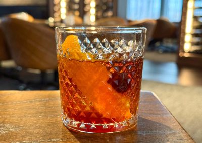 Smoked old fashioned