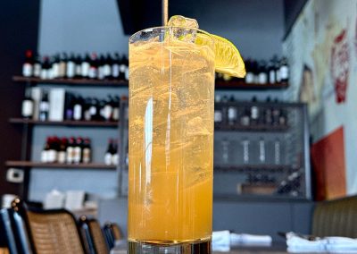 A rosey thyme cocktail