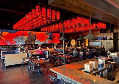 Blue Sushi Legacy dining area