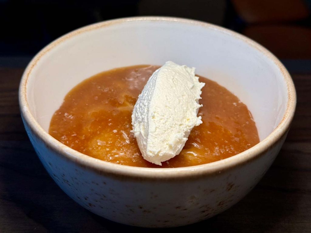 Butterscotch budino