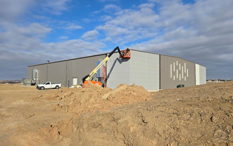 Sports Facility Now Enclosed at Gretna Landing