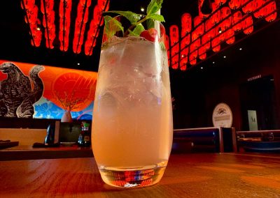Raspberry mojito