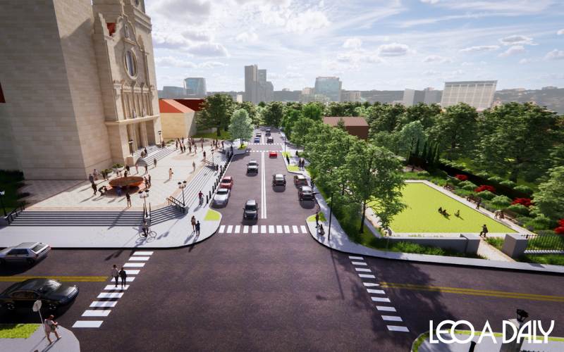 St. Cecilia Cathedral to Construct Outdoor Plaza and Garden