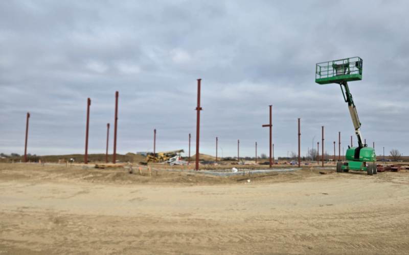 Steel Goes Vertical at 192nd & Q Street