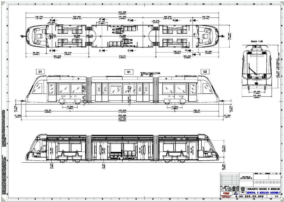 Drawing of the CAF Vehicle from March 2024 OSA Board Meeting Packet