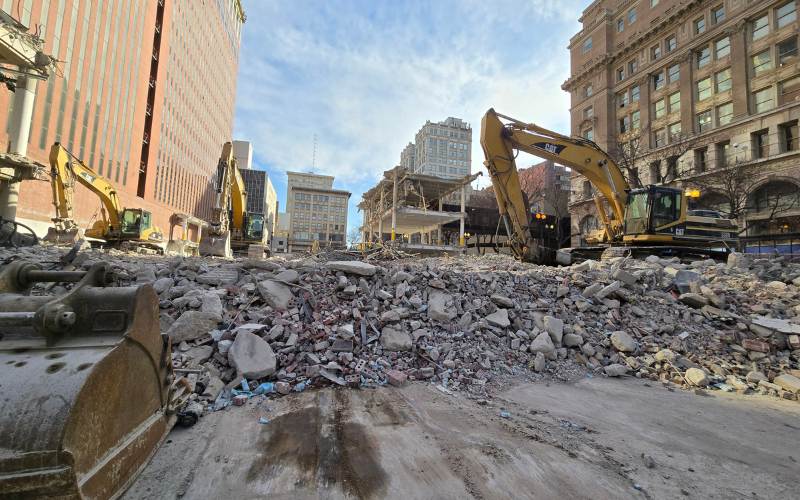 Demolition Continues on Old Park Fair Mall