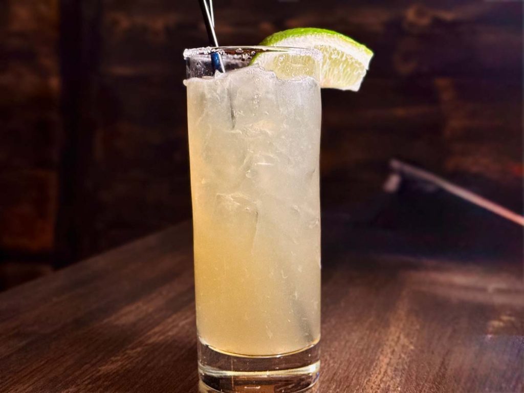 Spicy garden margarita