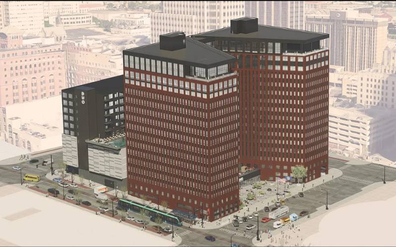 Rendering of The Duo Project Downtown