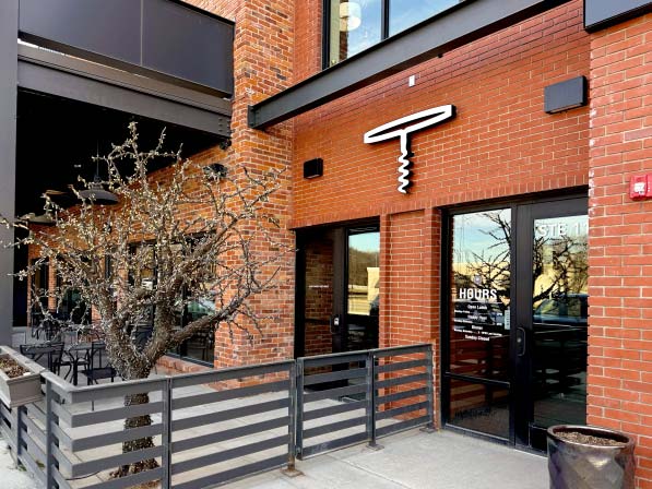 Exterior of Twisted Cork Bistro in Omaha