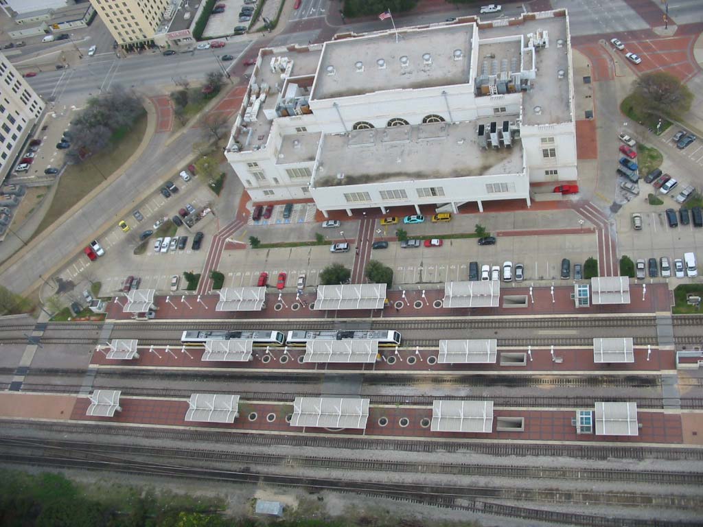 Dallas Union Station from the Reunion Tower