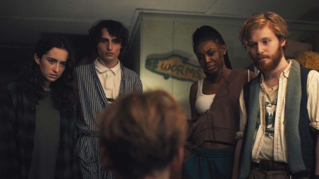 Krista Nazaire, Abby Quinn, Finn Wolfhard, and Fred Hechinger