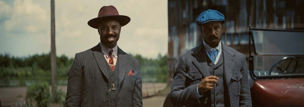 Michael B. Jordan as twin brothers Smoke and Stack