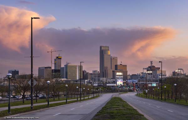 Omaha skyline shot by Brad Williams April 2025