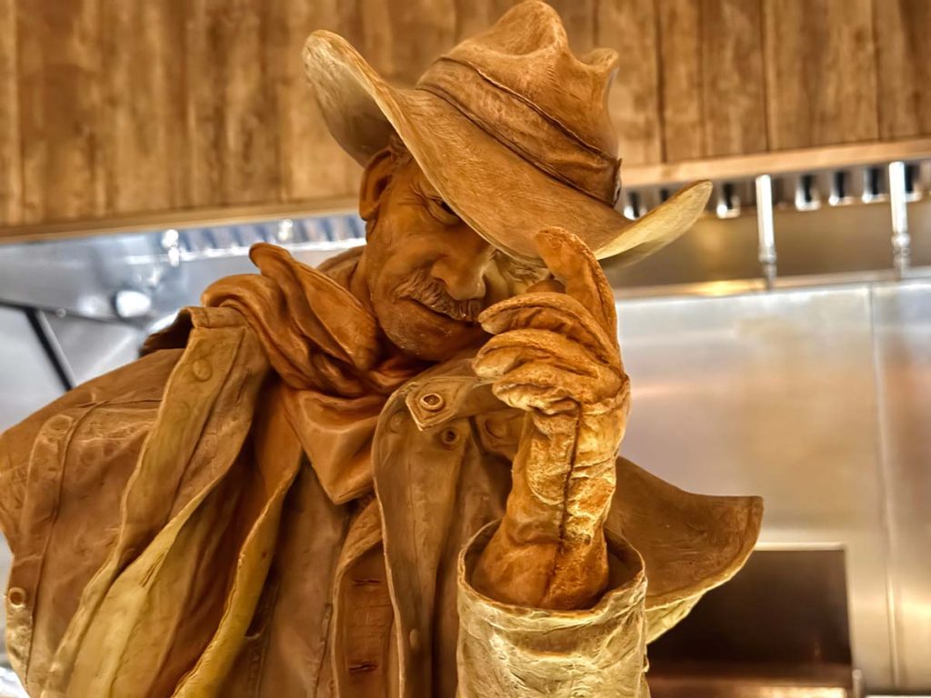 A cowboy in The Drover