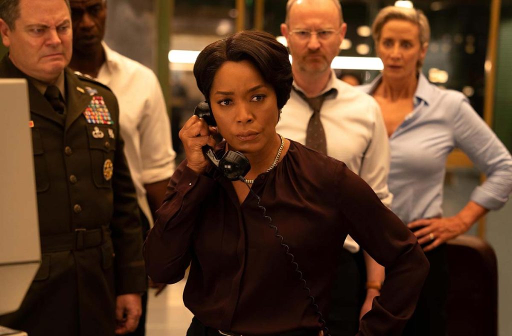 Angela Bassett as President Erika Sloane