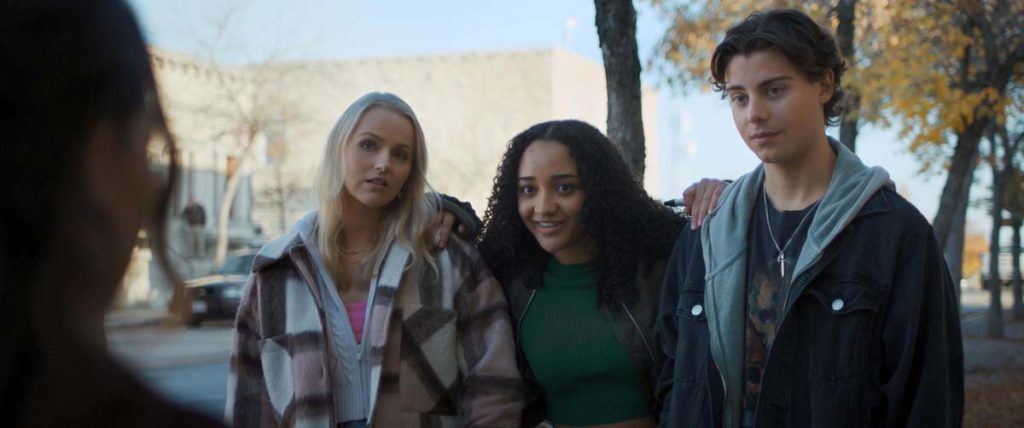 Verity Marks, Cassandra Potenza and Carson MacCormac