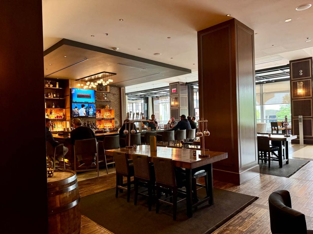 Burdock + Bitters dining area
