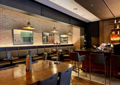 Burdock + Bitters dining area