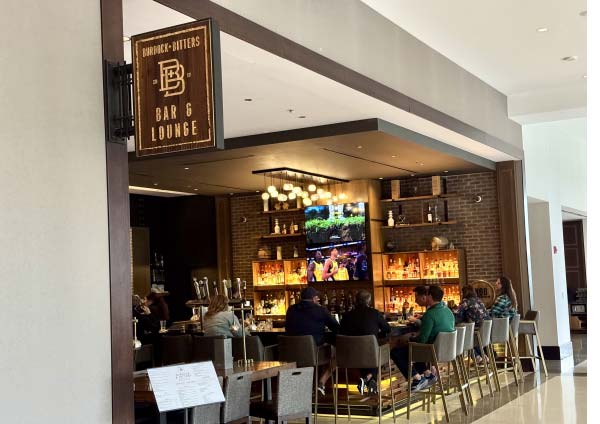 Burdock + Bitters featured image - exterior sign and bar