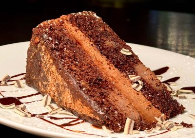 Chocolate mosaic cake