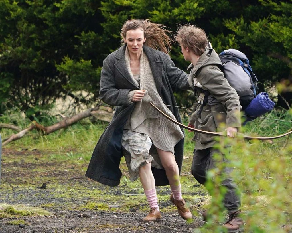 Jodie Comer as Isla and Alfie Williams as Spike