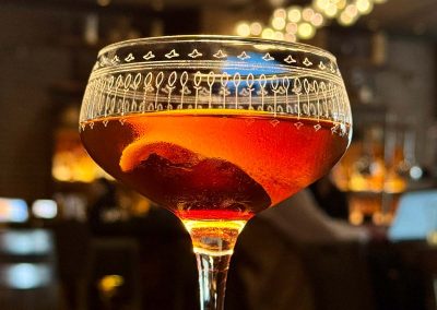 Revolver cocktail close up