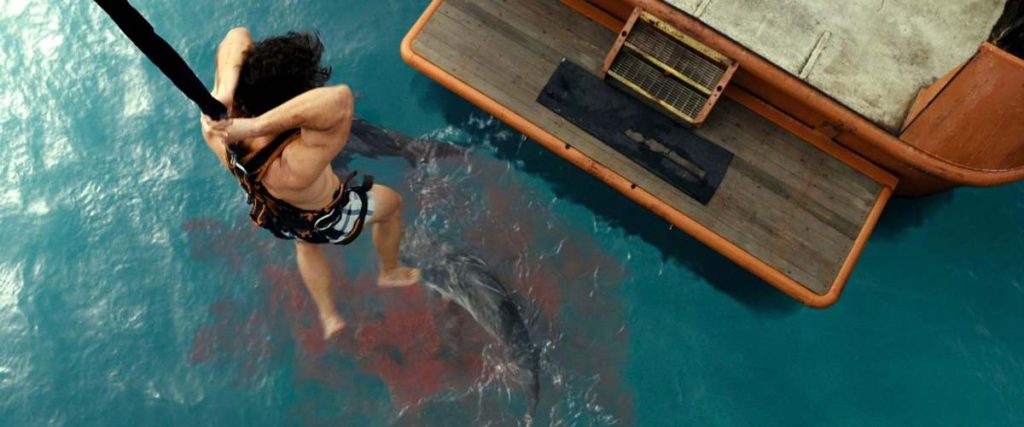 Shark bait at the hands of a psychopath
