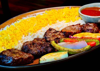Beef shish kebab