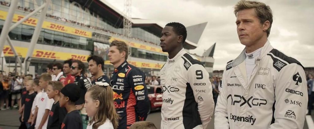 Brad Pitt and Damson Idris