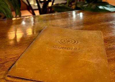 Cumbia menu