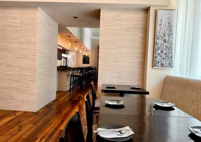 Mazza dining area