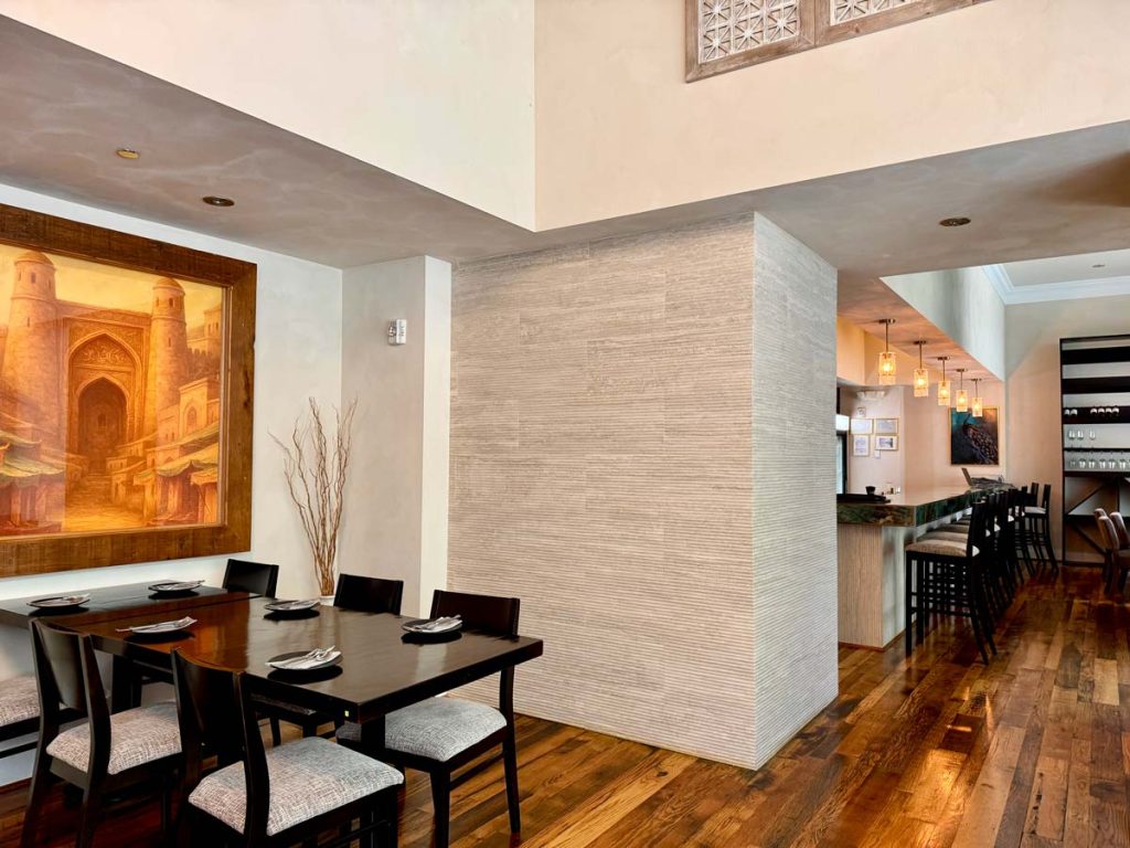 Mazza dining area