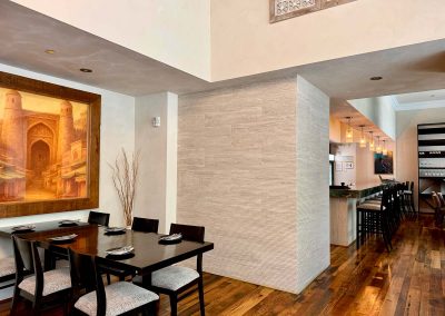 Mazza dining area
