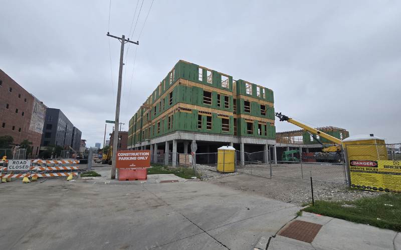 Construction Progress in Millwork Commons